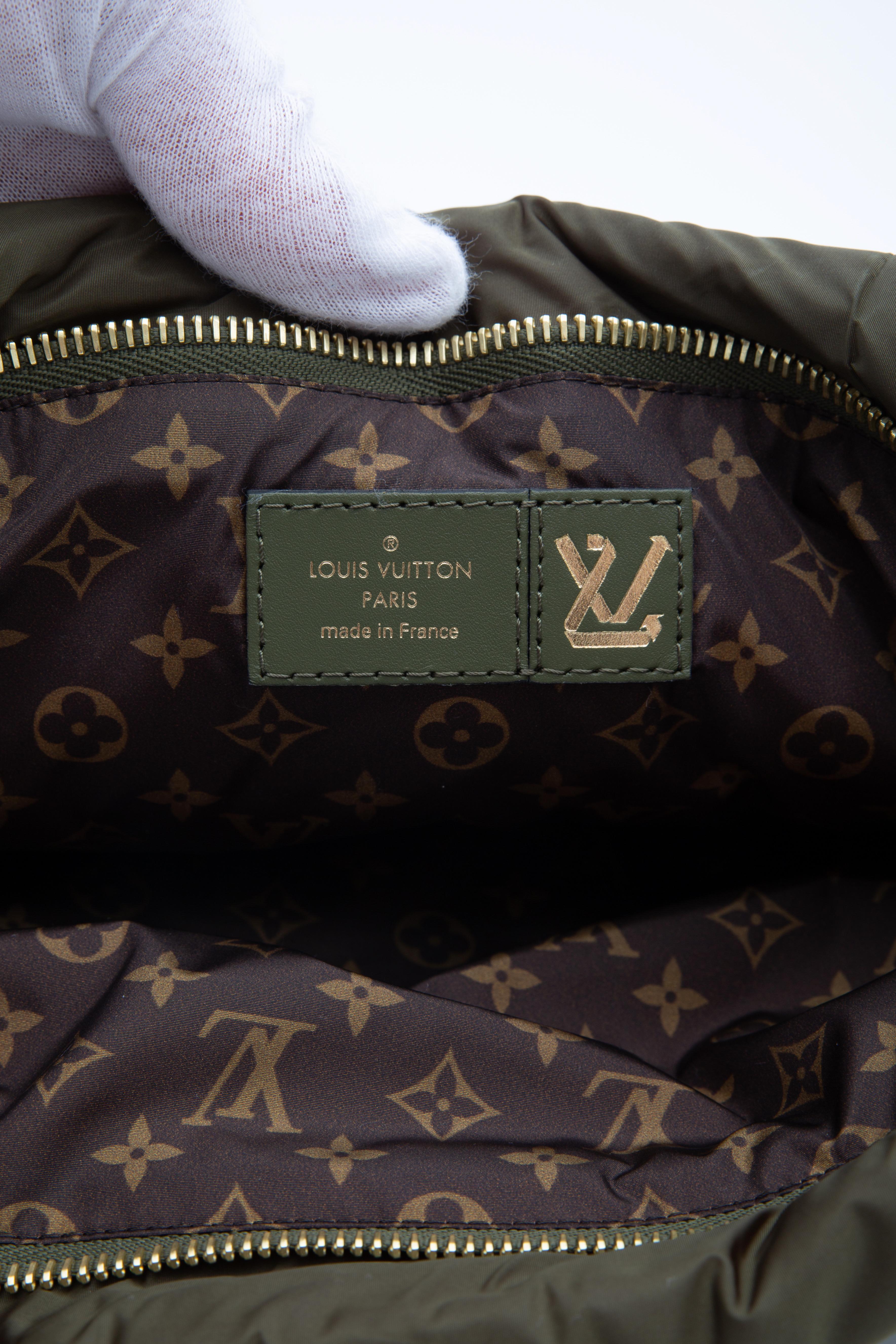 Louis Vuitton Maxi Multi Pochette Accessoires Khaki Green Beige Nylon 2021 7