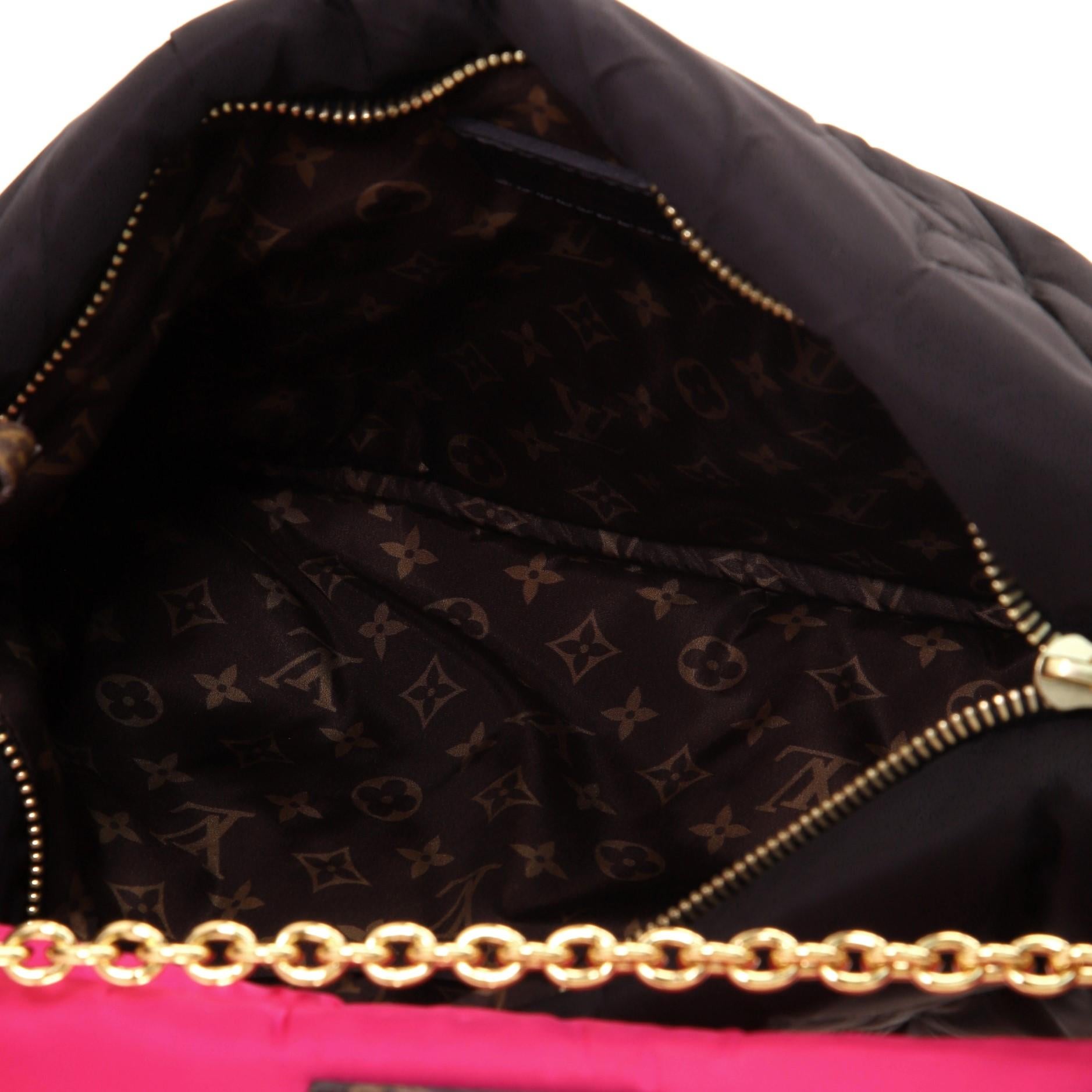 Pink Louis Vuitton Maxi Multi Pochette Accessoires Monogram Quilted Econyl Nylon