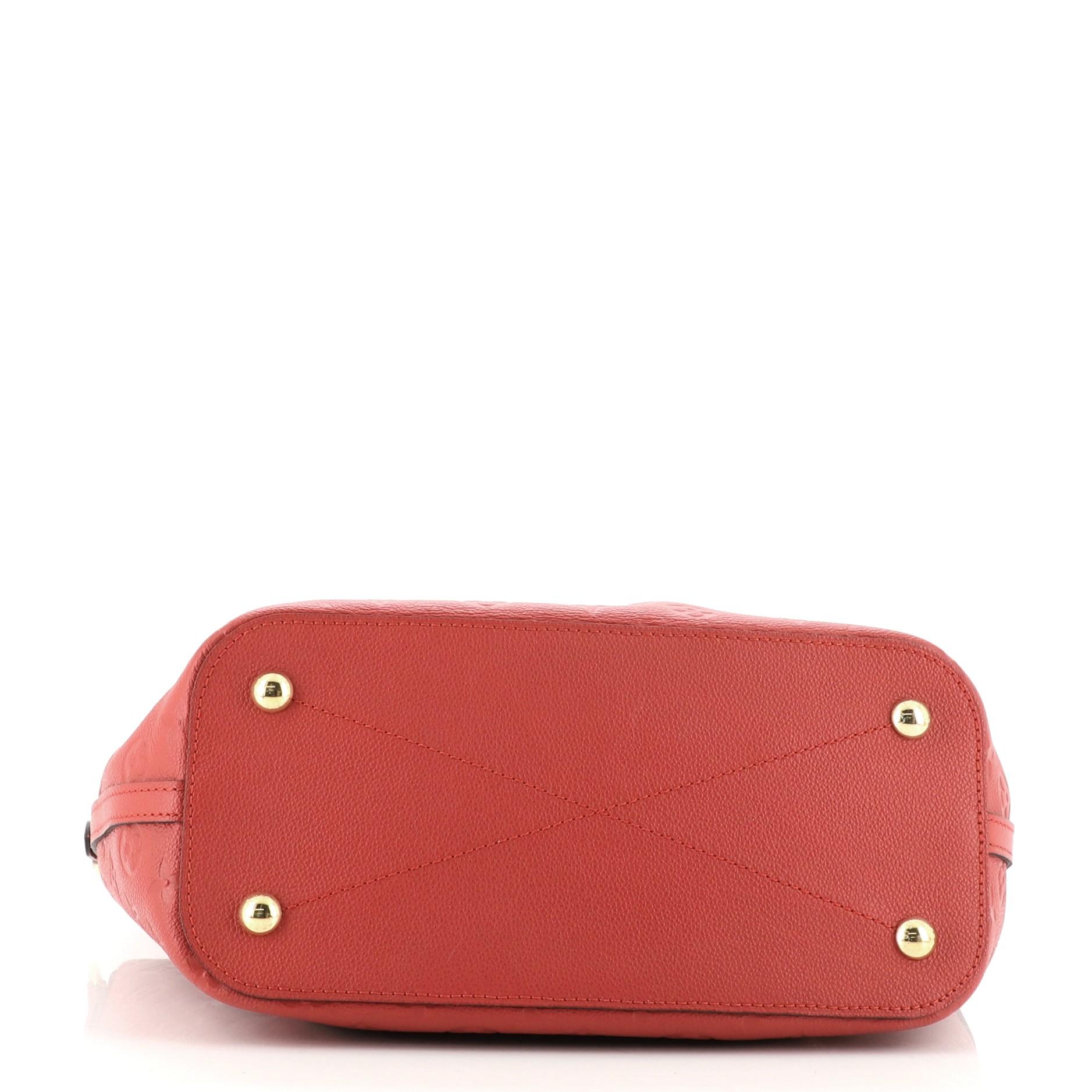 Women's or Men's Louis Vuitton Mazarine Handbag Monogram Empreinte Leather MM