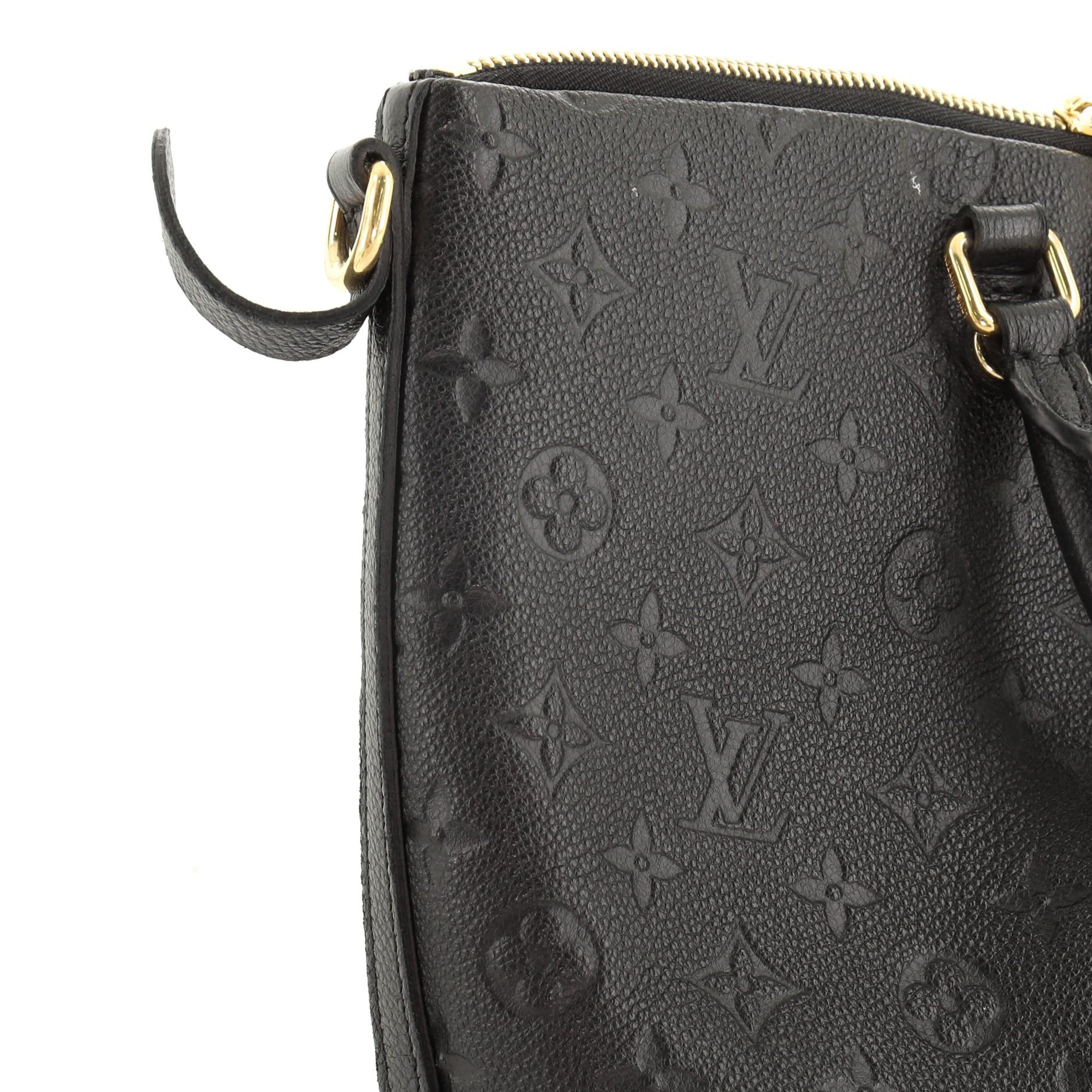 Louis Vuitton Mazarine Handbag Monogram Empreinte Leather MM 2