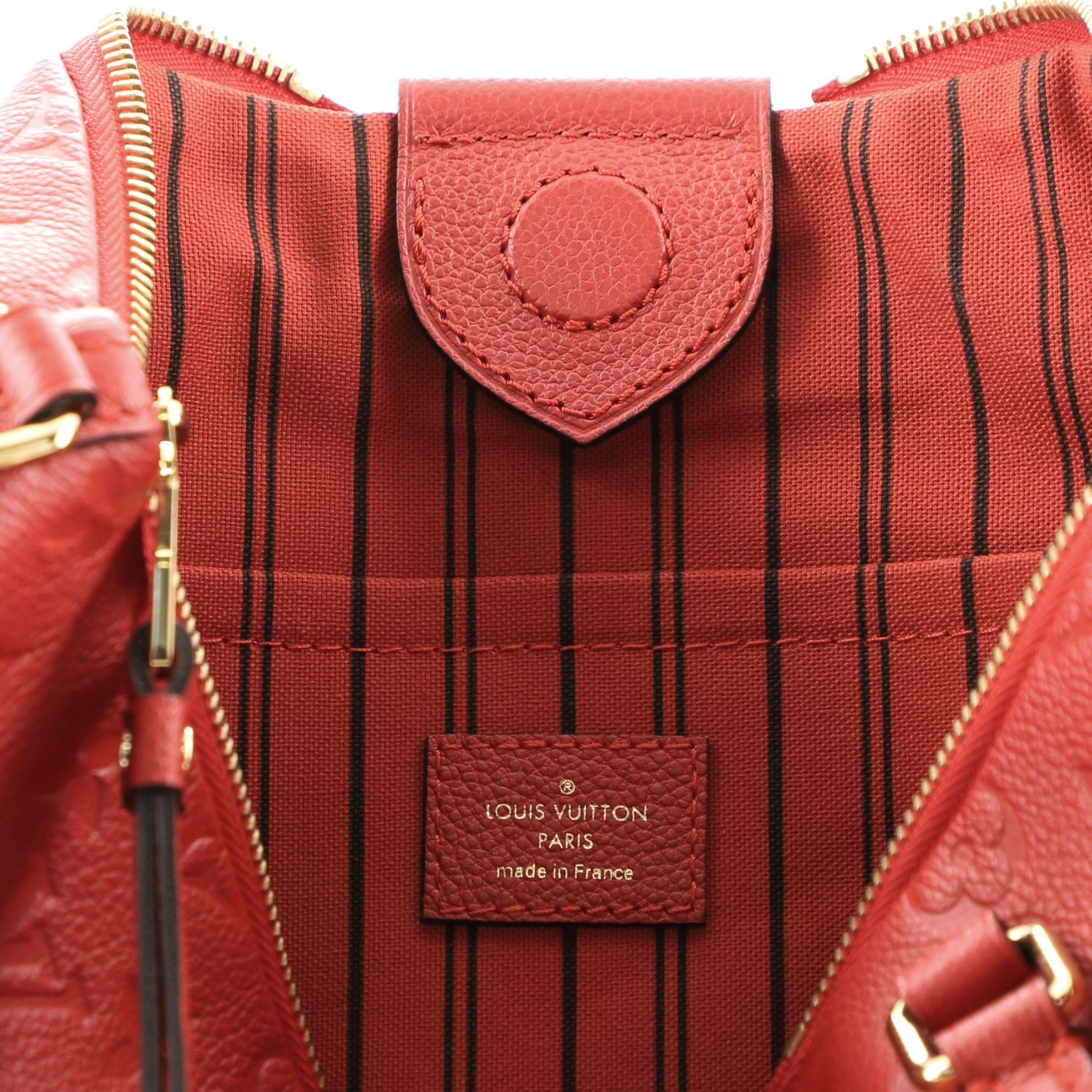 Louis Vuitton Mazarine Handbag Monogram Empreinte Leather MM 2