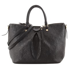 Louis Vuitton Mazarine Handbag Monogram Empreinte Leather MM