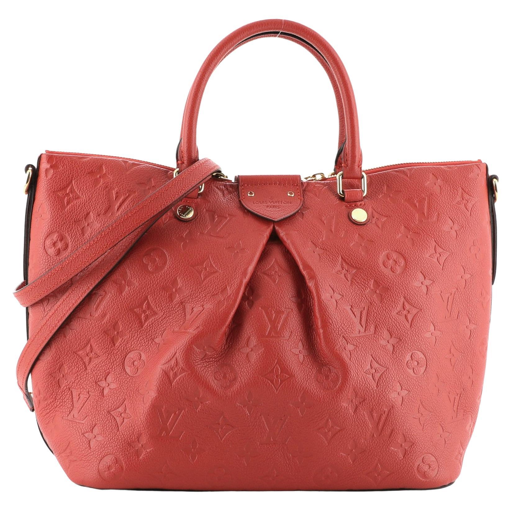 Louis Vuitton Mazarine Handbag Monogram Empreinte Leather MM