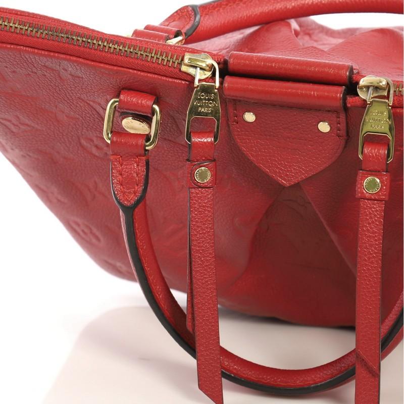 Louis Vuitton Mazarine Handbag Monogram Empreinte Leather PM 5