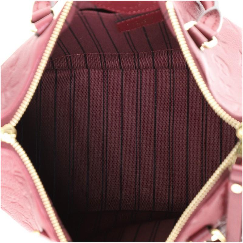 Louis Vuitton Mazarine Handbag Monogram Empreinte Leather PM In Good Condition In NY, NY