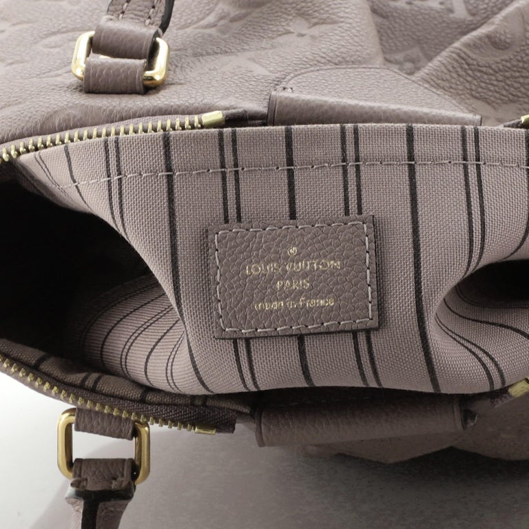 Louis Vuitton Mazarine Handbag Monogram Empreinte Leather MM at