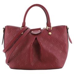  Louis Vuitton Mazarine Handbag Monogram Empreinte Leather PM
