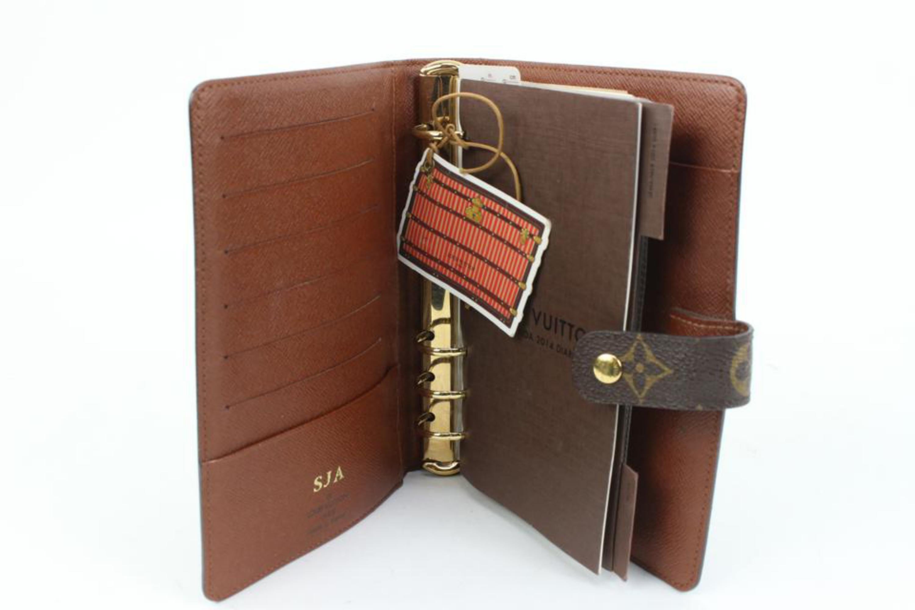 Agenda Louis Vuitton Monograma Mediana MM s329lk7 Gris en venta