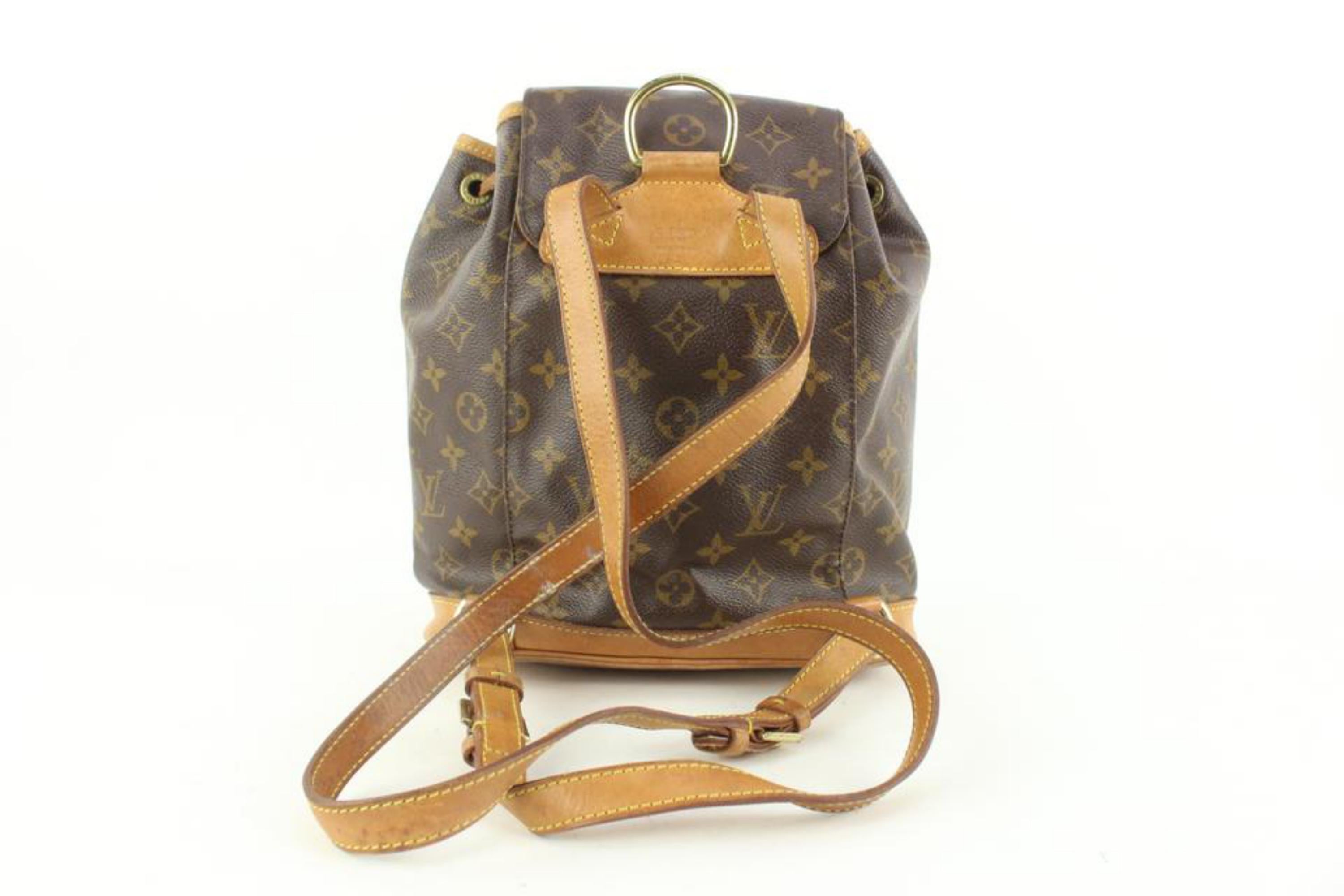 Louis Vuitton Medium Monogram Montouris MM Backpack 16lv50 For Sale 5