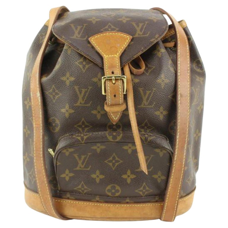 Louis+Vuitton+Palm+Springs+Backpack+MM+Brown+Canvas for sale