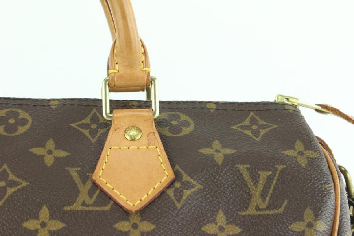 Louis Vuitton Medium Monogram Speedy 30 Boston Bag MM 215lvs55 6