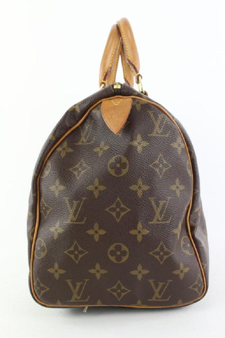 Louis Vuitton Medium Monogram Speedy 30 Boston Bag MM 215lvs55 2