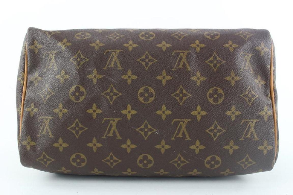 Louis Vuitton Medium Monogram Speedy 30 Boston Bag MM 215lvs55 4