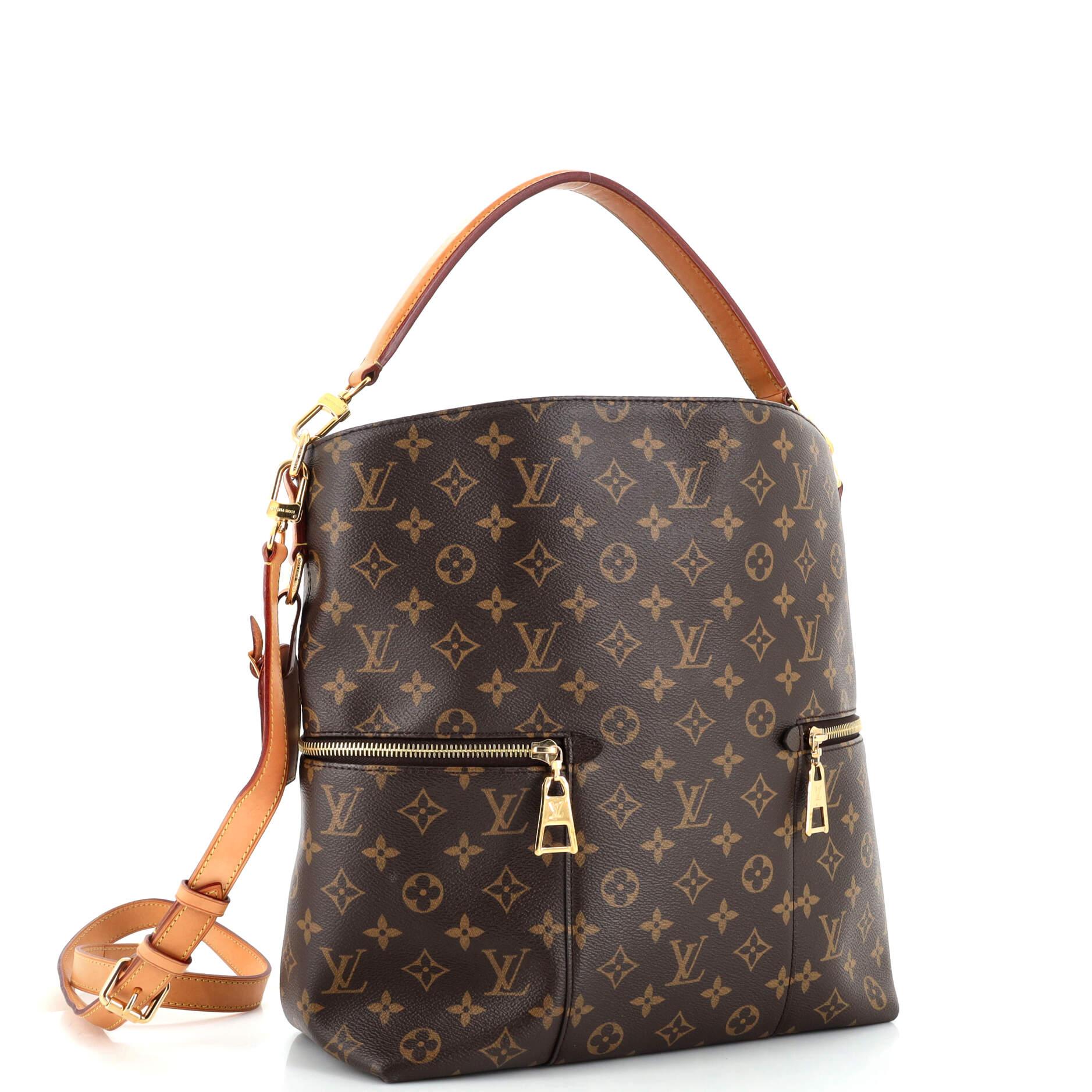 Louis Vuitton Melie Navy Leather Empreinte Hobo Bag , Monogram Leather, In  Box