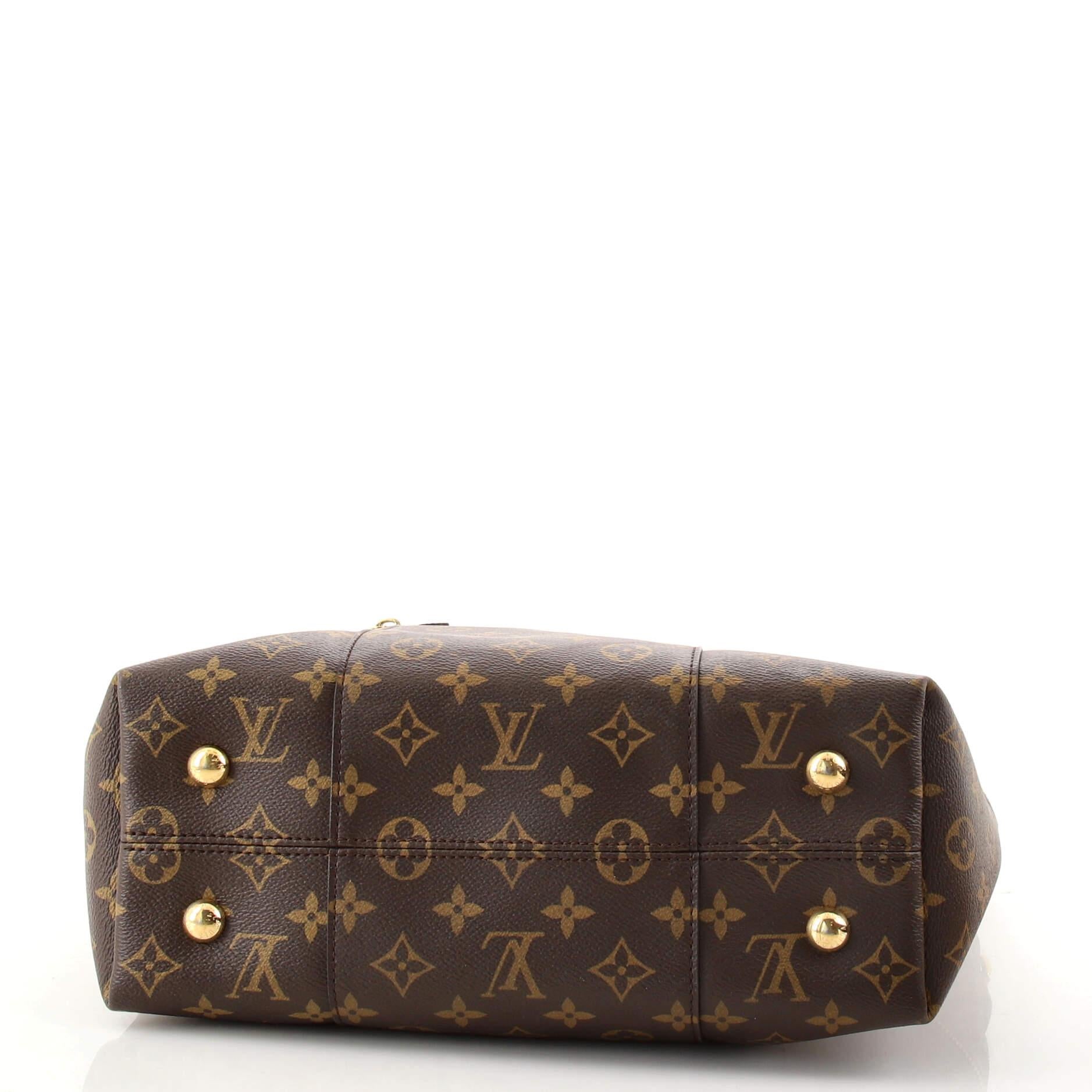 Louis Vuitton Melie Handtasche mit Monogramm aus Segeltuch im Zustand „Gut“ in NY, NY