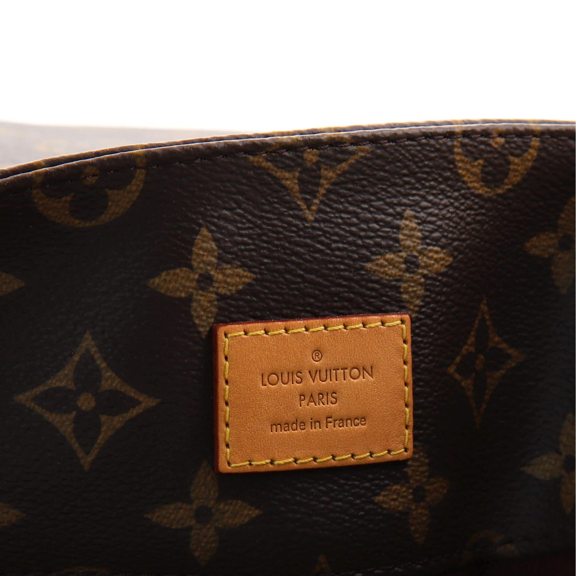 Louis Vuitton Melie Handtasche mit Monogramm aus Segeltuch 2
