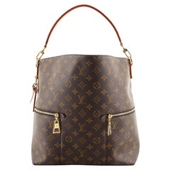 Louis Vuitton - Sac à main Melie en toile à monogramme