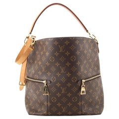 Louis Vuitton, Bags, Authenticlouis Vuitton Hobo Shoulder Bag Melie  Monogram Empreinte Marine Rouge