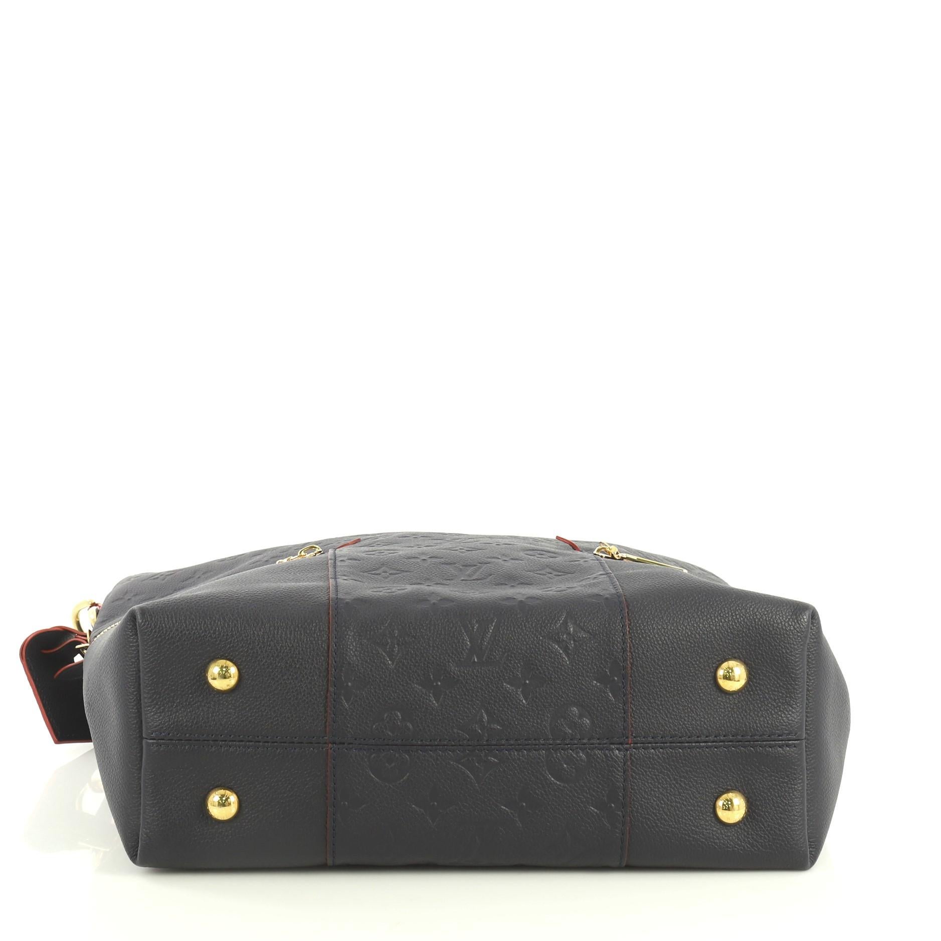 Louis Vuitton Melie Handbag Monogram Empreinte Leather In Good Condition In NY, NY