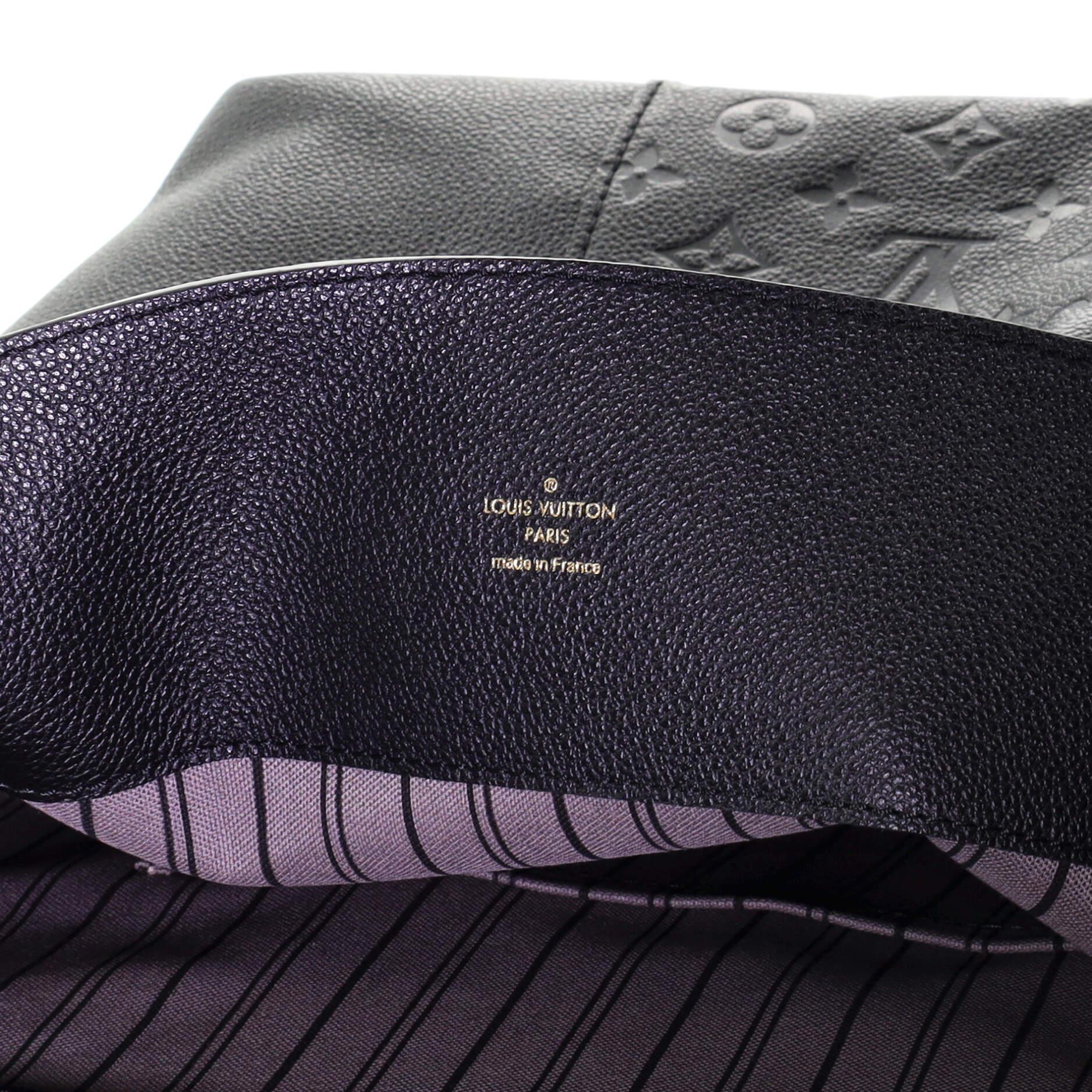Louis Vuitton Melie Handbag Monogram Empreinte Leather In Good Condition In NY, NY