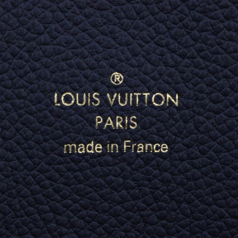 Louis Vuitton Mélie Marine Rouge Monogram Empreinte Leather Bag with ...