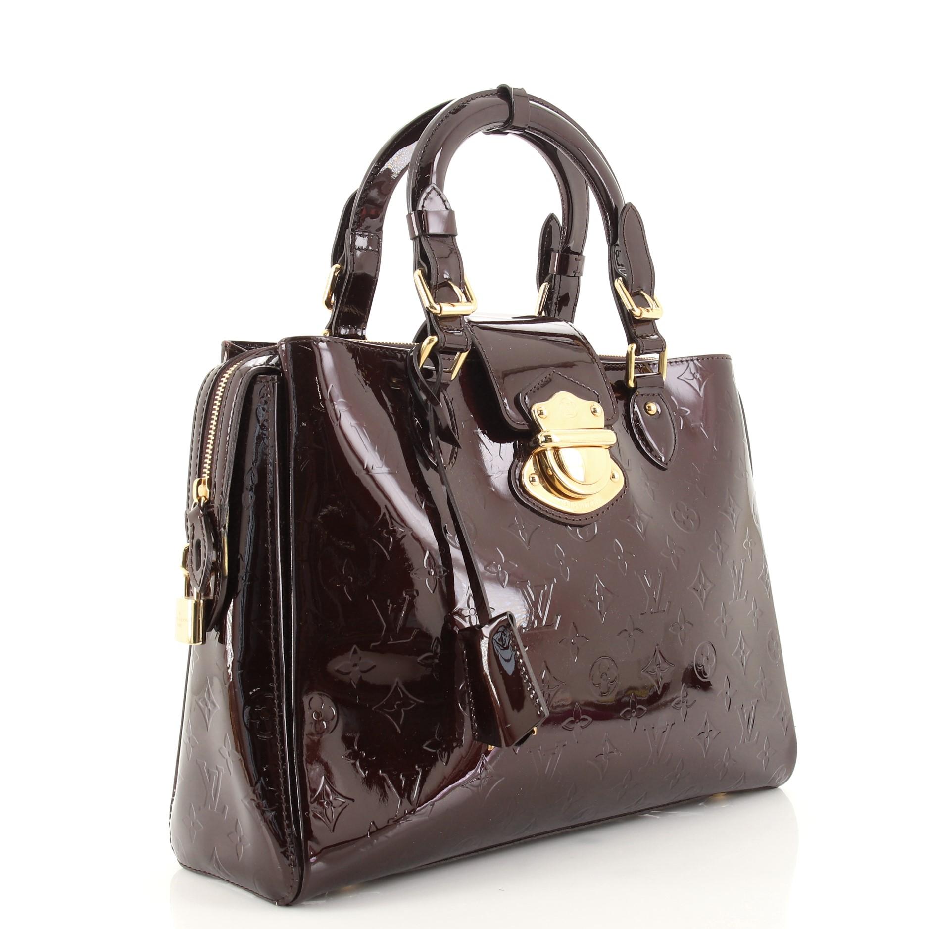 Louis Vuitton Melrose Avenue Handbag Monogram Vernis For Sale at 1stDibs