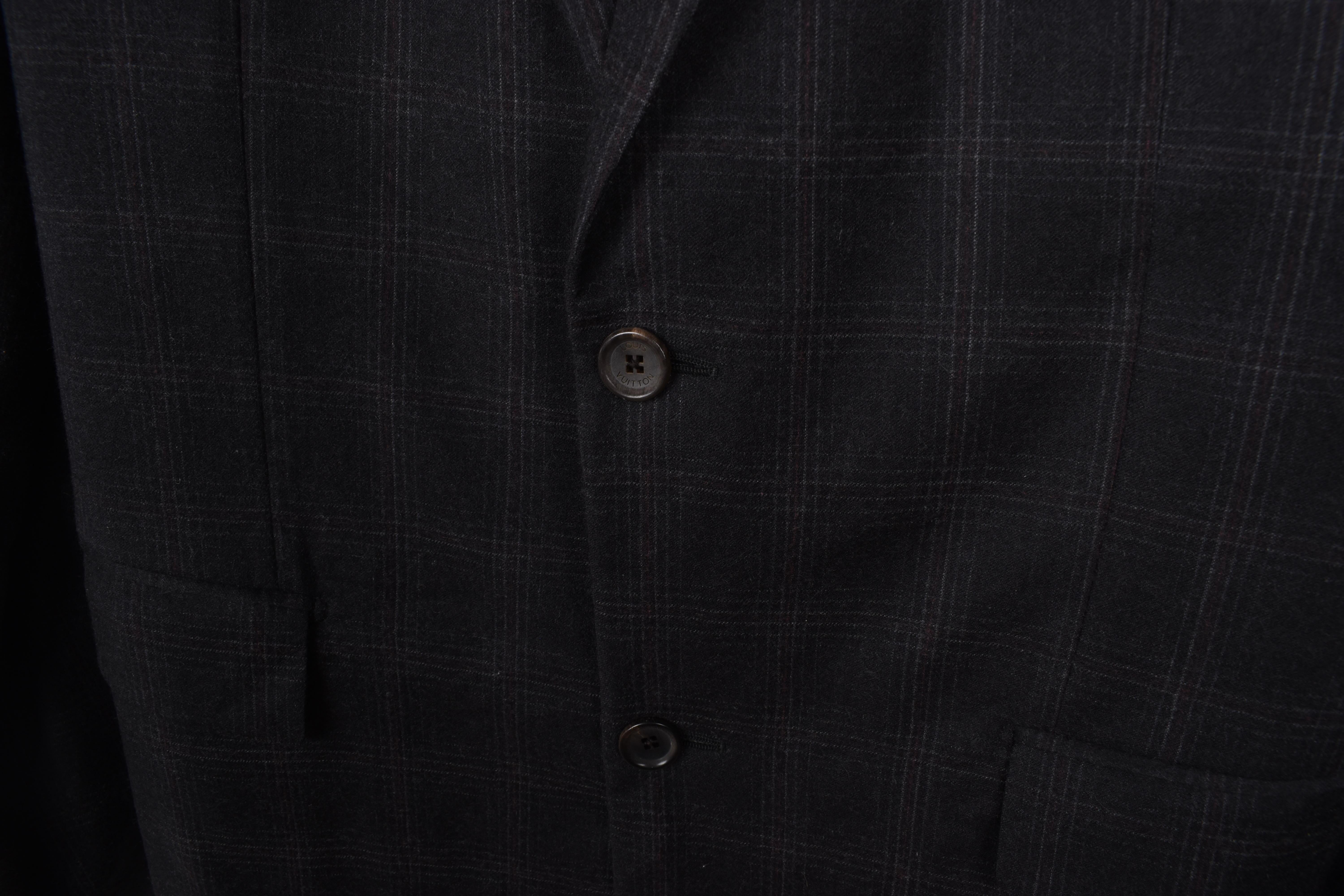 Louis Vuitton Uomo Giacca Suite Checked Taglia IT52-Large, S1621 in vendita 7