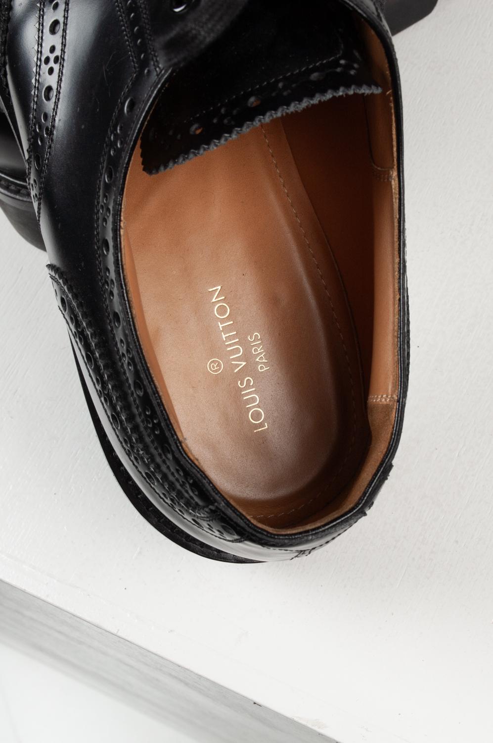Women's or Men's Louis Vuitton Men Shoes Oxford Derbies Size 10USA, S570 For Sale