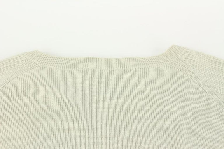 Louis Vuitton Signature Cardigan Giant Monogram Green Knit Sweater Lv mens