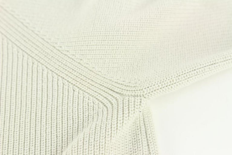 Louis Vuitton Suéter con inicial de logotipo Jumbo LV de punto de cable  color crema XL para hombre ref.445584 - Joli Closet