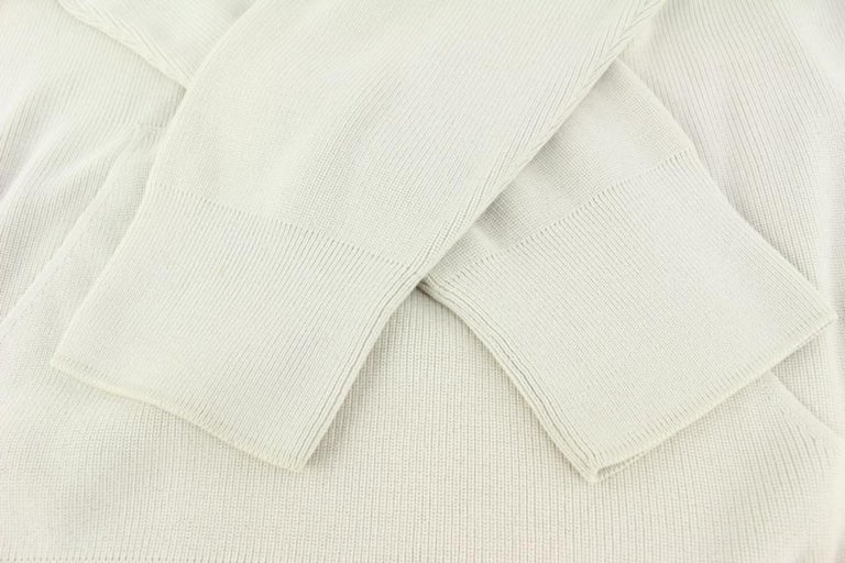 White cotton knitwear & sweatshirt Louis Vuitton White size XS