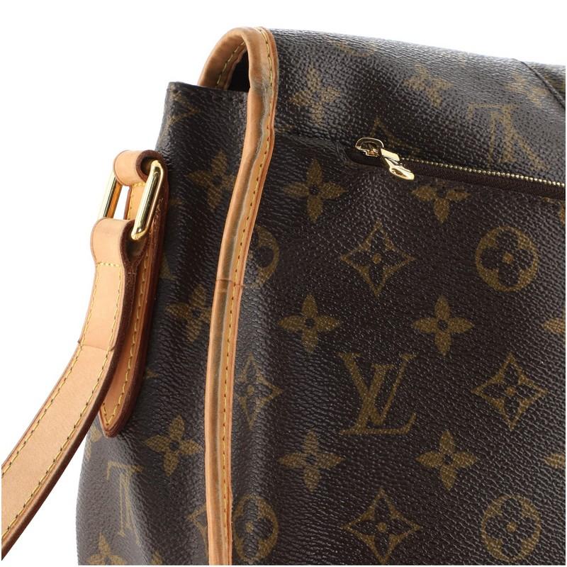 Louis Vuitton Menilmontant Handbag Monogram Canvas MM 1