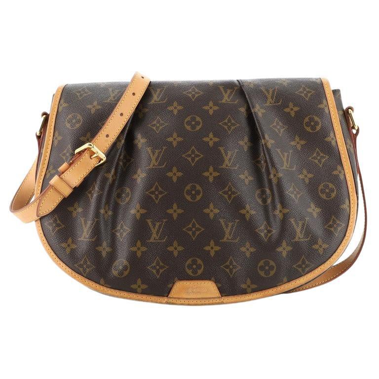 Louis Vuitton Menilmontant Handbag Monogram Canvas MM