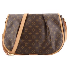 Louis Vuitton Menilmontant Handbag Monogram Canvas MM