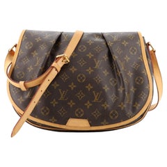 Louis Vuitton Menilmontant Handbag Monogram Canvas MM