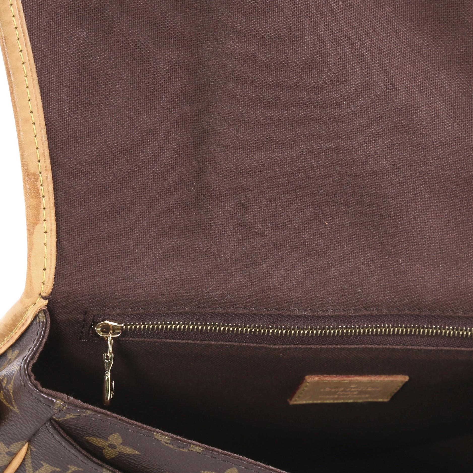 Louis Vuitton Menilmontant Handbag Monogram Canvas PM 5
