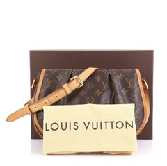 Louis Vuitton Menilmontant Handbag Monogram Canvas PM