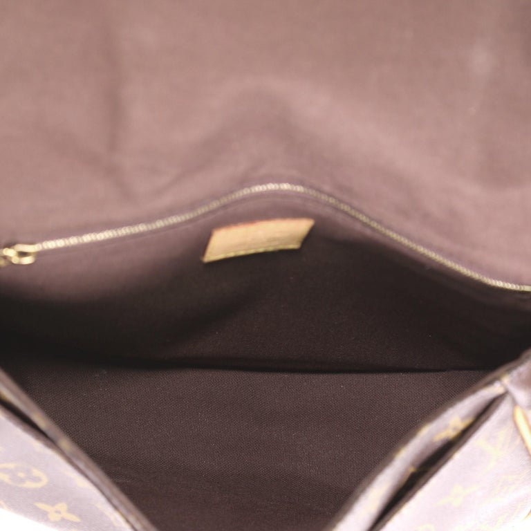 Louis Vuitton Menilmontant Handbag Monogram Canvas PM For Sale at 1stdibs