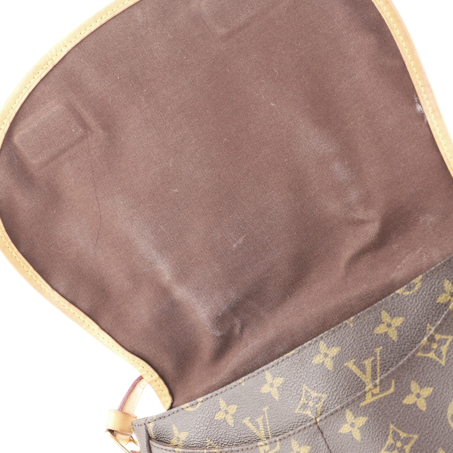 Louis Vuitton Menilmontant Handbag Monogram Canvas PM 3