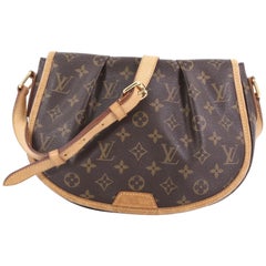 Louis Vuitton Menilmontant Handbag Monogram Canvas PM