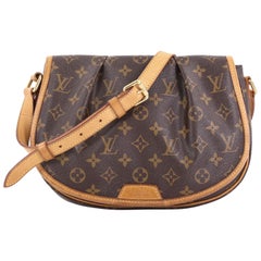 Louis Vuitton Menilmontant Handbag Monogram Canvas PM