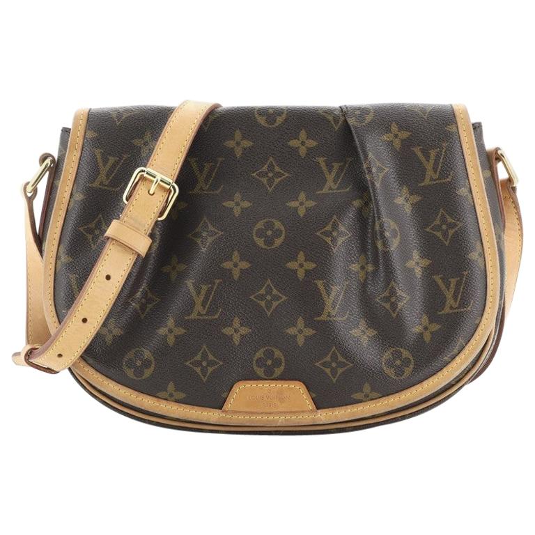 Louis Vuitton Menilmontant Handbag Monogram Canvas PM