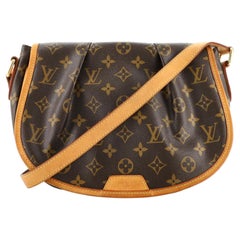 Louis Vuitton  Menilmontant Handbag Monogram Canvas PM