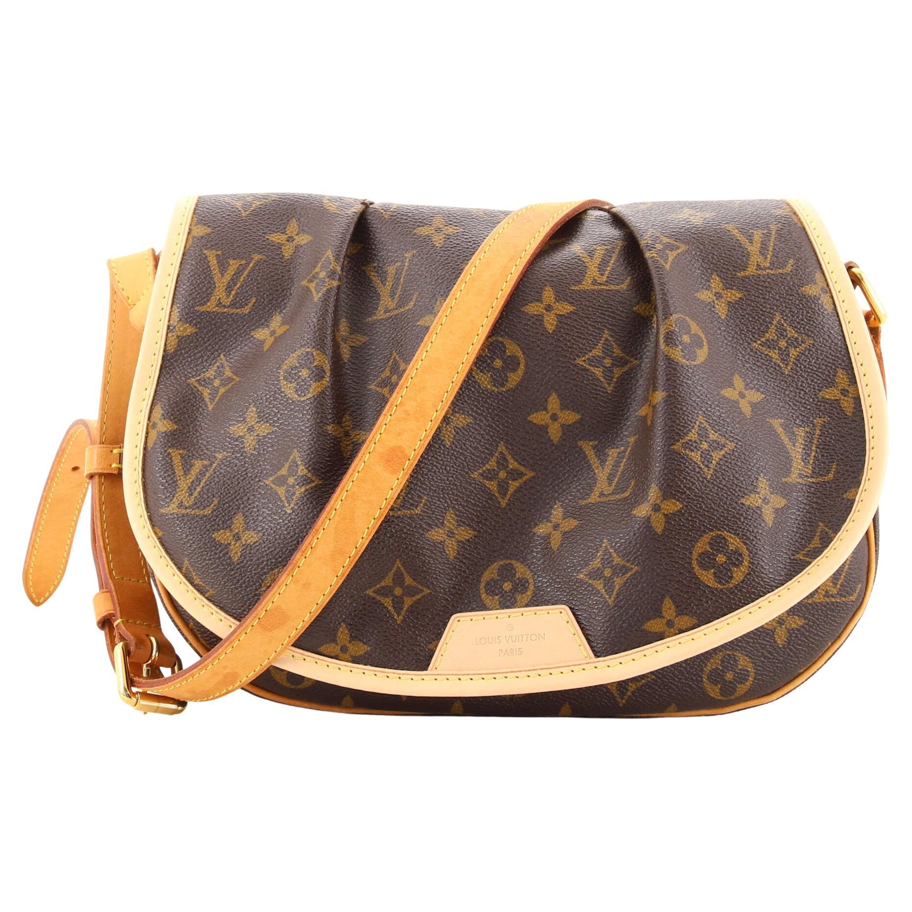 Louis Vuitton Menilmontant Handbag Monogram Canvas PM