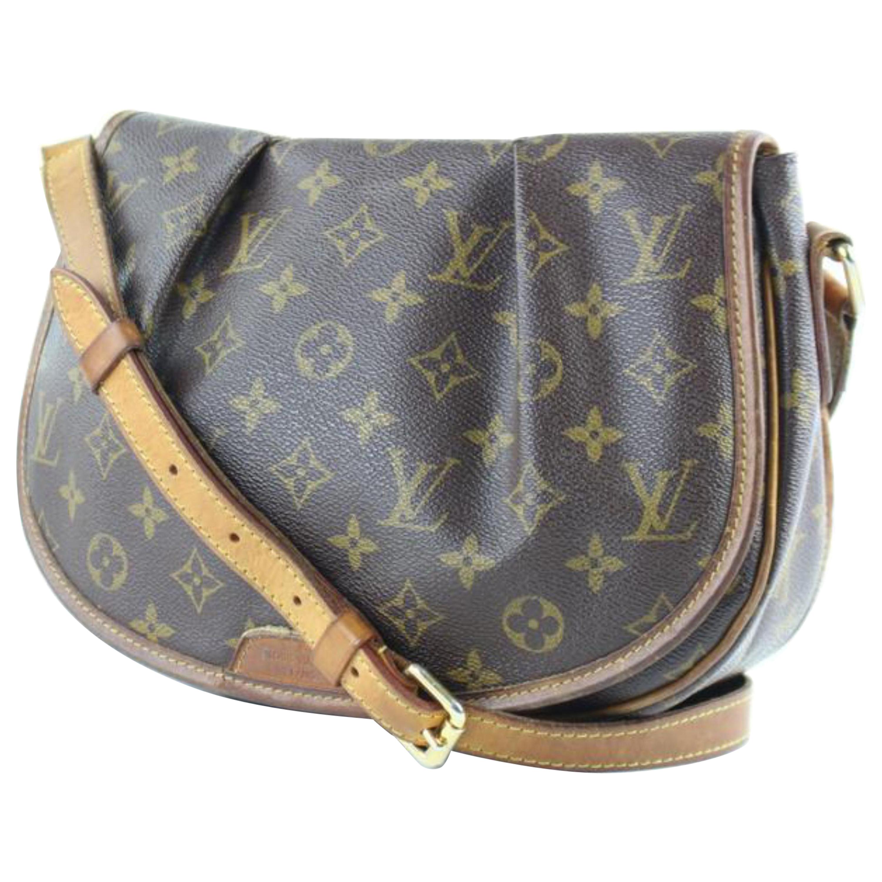 Louis Vuitton Menilmontant Messenger Pm 5le0110 Coated Canvas Cross Body Bag For Sale