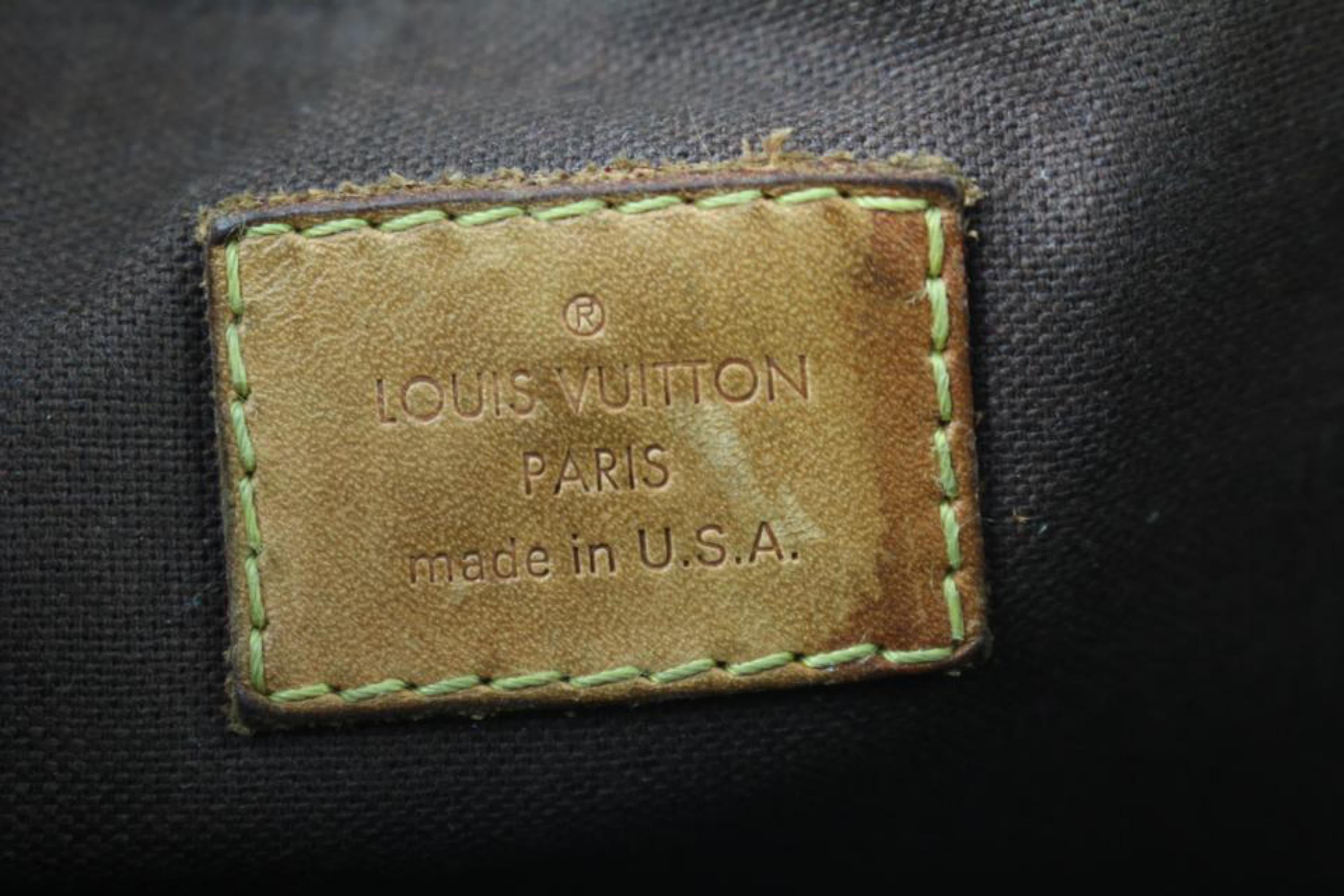 Women's Louis Vuitton Menilmontant Messenger Pm 5le0110 Coated Canvas Cross Body Bag For Sale