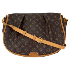 Louis Vuitton Menilmontant MM Monogram Messenger Crossbody Bag 