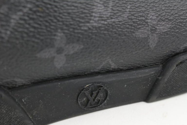 Louis Vuitton men's 10 US Black Monogram Eclipse Luxembourg Sneaker  ref.528987 - Joli Closet