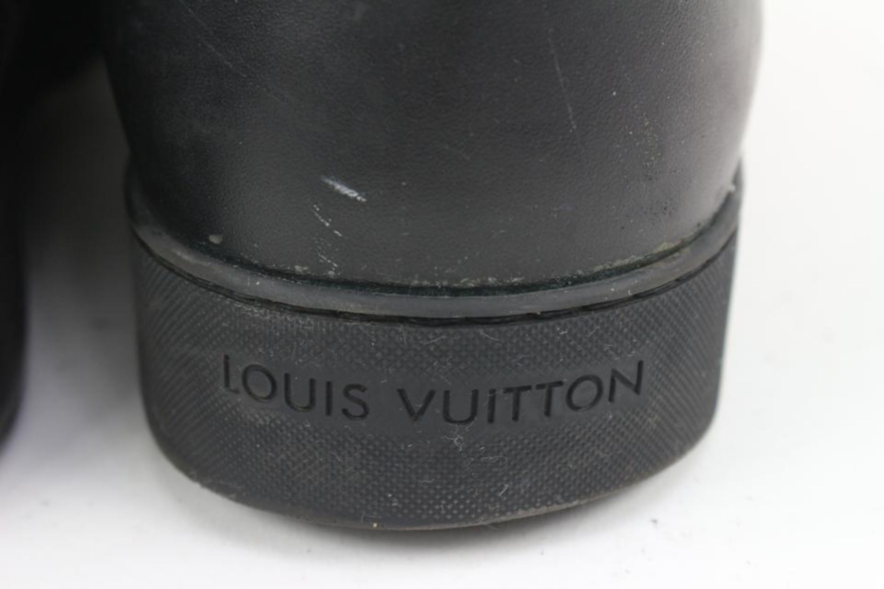 Louis Vuitton Men's 10 US Black Monogram Eclipse Luxembourg Sneaker 1lv215s 3