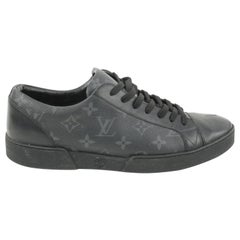 Louis Vuitton Men's 10 US Black Monogram Eclipse Luxembourg Sneaker 1lv215s